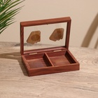 Шкатулка для игральных карт на 2 колоды, 15.5×12×3.5 см, дерево шишам - Фото 4