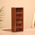 Игра настольная дженга «Падающая Башня», 21×8.5×6.5 см, дерево шишам - Фото 1