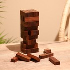 Игра настольная дженга «Падающая Башня», 21×8.5×6.5 см, дерево шишам - Фото 4