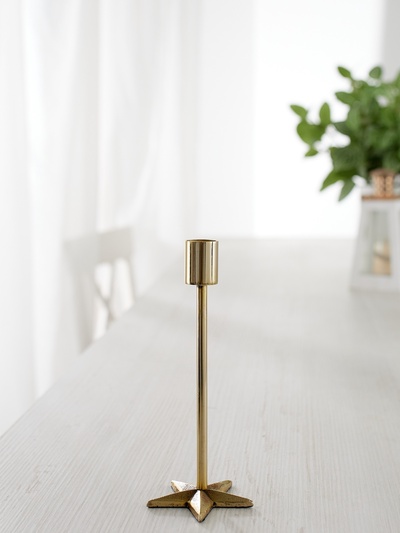 Подсвечник «Звёздочка», 20 см, алюминий