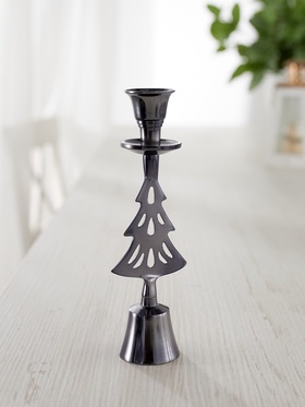 Подсвечник с колокольчиком «Ёлочка», 20 см, металл