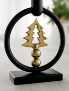 Подсвечник новогодний «Ёлочка», 18 см, металл - Фото 4