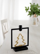 Подсвечник новогодний «Ёлочка», 18.5 см, металл - Фото 3