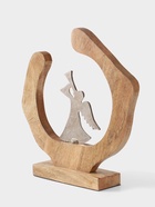 Сувенир интерьерный в деревянном кольце «Ангел», 25×8×28 см - Фото 3