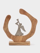 Сувенир интерьерный в деревянном кольце «Ангел», 25×8×28 см - Фото 4