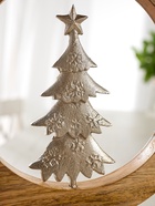 Сувенир интерьерный в деревянном кольце «Ёлка», 30×8×33 см - Фото 3