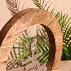 Сувенир интерьерный в деревянном кольце «Якорь», 30×8×33 см - Фото 6