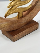 Сувенир интерьерный в деревянном кольце «Ель», 30×8×33 см - фото 7570502