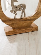 Сувенир интерьерный в деревянном кольце «Оленёнок», 33×8×34 см - фото 7570513