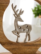 Сувенир интерьерный в деревянном кольце «Оленёнок», 33×8×34 см - фото 7570511