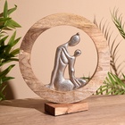 Сувенир интерьерный в деревянном кольце "Мама" 30х8х33 см - Фото 2