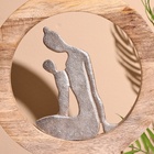 Сувенир интерьерный в деревянном кольце "Мама" 30х8х33 см - Фото 4