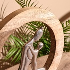 Сувенир интерьерный в деревянном кольце «Мама», 30×8×33 см - Фото 5