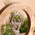 Сувенир интерьерный в деревянном кольце "Танец" 30х8х33 см - Фото 5