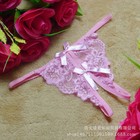 Эротическое белье Оки- Чпоки, трусики, стринги с доступом, кружево, размер OS, розовый - Фото 2