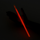 Неоновые светящиеся палочки, 30 см, оранжевый - Фото 4