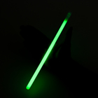 Неоновые светящиеся палочки, 30 см, зеленый - Фото 4