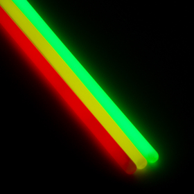 Набор "Химический источник света" 3 шт, зеленый, желтый, красный 30 см