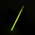 Неоновые светящиеся палочки, набор 3 шт., желтый, 30 см - Фото 4