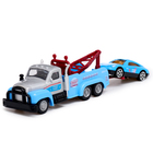 Грузовик металлический «Эвакуатор», с машинкой, цвет МИКС - Фото 9