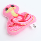 Магнит новогодний мягкий «Змея», розовая - Фото 3