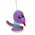 Мягкая игрушка «Змейка с пружиной» на подвесе, 9 см, цвет МИКС - Фото 6