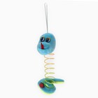 Мягкая игрушка «Змейка с пружиной» на подвесе, 9 см, цвет МИКС - Фото 7
