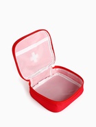 Косметичка - аптечка дорожная на молнии, с ручкой, красная - Фото 2