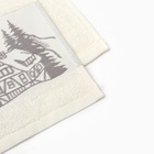 Полотенце махровое "Снежный город" 50х90 см, 100% хлопок, 360гр/м2 10542075