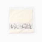 Полотенце махровое "Снежный город" 50х90 см, 100% хлопок, 360гр/м2 10542075