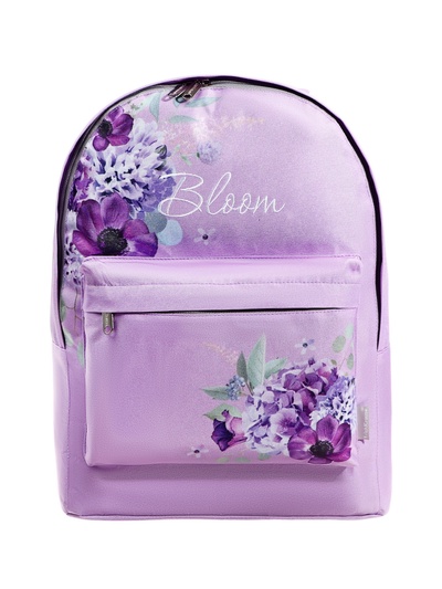 Рюкзак молодёжный 39×29×13 см, Erich Krause EasyLine 17L, Pastel Bloom