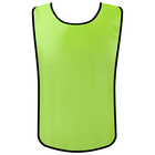 Манишка футбольная ONLYTOP, р. 50-56, на резинке, зелёная - Фото 3