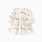 Платье-боди для девочки MINAKU "Цветы", цвет белый, рост 68-74 - фото 10526603