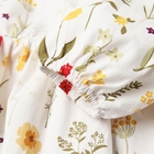 Платье-боди для девочки MINAKU "Цветы", цвет белый, рост 74-80 - фото 24732403