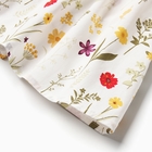 Платье-боди для девочки MINAKU "Цветы", цвет белый, рост 74-80 - фото 24732404