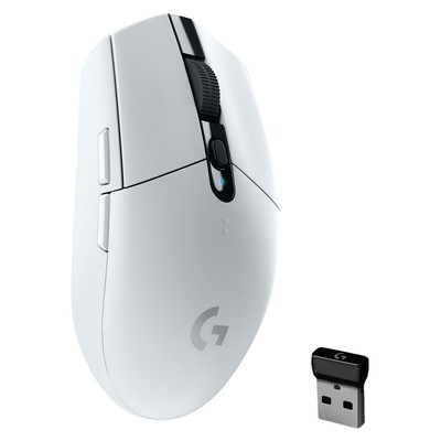 Мышь Logitech G305 белый оптическая (12000dpi) беспроводная USB (5but)