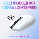 Мышь Logitech G305 белый оптическая (12000dpi) беспроводная USB (5but) - Фото 3