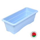 Ящик для цветов, 40 × 16 × 14 см, 6 л, голубой - Фото 1