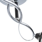 Люстра «Миллениум», 2×60 Вт Е27, хром/чёрный, 54×19×23 см - Фото 7