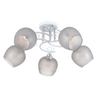 Люстра «Либи», 5×60 Вт Е27, белый, 60×60×24 см - Фото 1