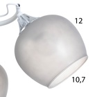 Люстра «Либи», 5×60 Вт Е27, белый, 60×60×24 см - Фото 6