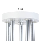 Люстра «Либи», 5×60 Вт Е27, белый, 60×60×24 см - Фото 8