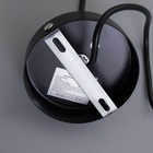 Люстра "Бокал" 1х60Вт Е27 Чёрный - фото 24989799