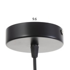 Люстра «Контур», 1×60 Вт Е27, чёрный, 20×20×22(90) см - Фото 6