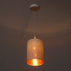 Люстра «Оазис», 1×60 Вт Е27, белый/золото, 15×15×30(100) см - Фото 3