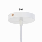 Люстра «Оазис», 1×60 Вт Е27, белый/золото, 15×15×30(100) см - Фото 6