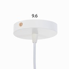 Люстра «Оазис», 1×60 Вт Е27, белый/золото, 20×15×30(100) см - Фото 6