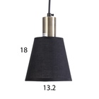 Люстра «Айрис», 1×60 Вт Е27, чёрный, 15×15×20(100) см - Фото 5