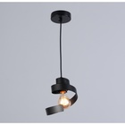 Люстра "Кратос" 1х60Вт Е27 Чёрный 15х15х20(100)см - фото 24989836