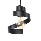 Люстра "Кратос" 1х60Вт Е27 Чёрный 15х15х20(100)см - фото 24989838